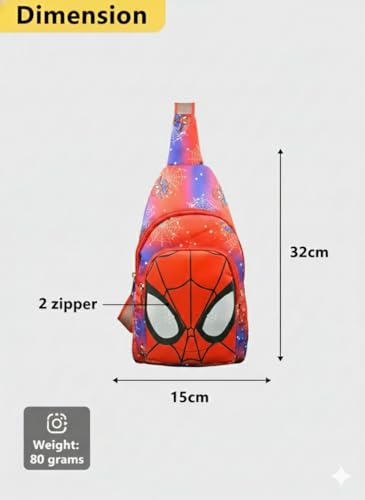 Image of Kizzi Print Colourful Cross body Bags for Boys and Girls Kids School, Picnic, Return Gifts