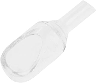 Baosity Glass Weighing Boat Round, Weighing, Laboratory Glassware Tool, Clear, XS