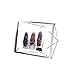 Umbra Prisma Picture Frame, 4x6 Photo Display for Desk or Wall, Chrome