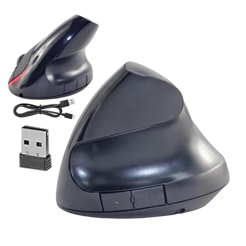 Ratón de reducción de fatiga muscular inalámbrico y ergonómico para ordenador