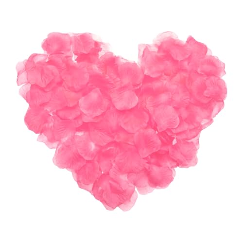 HARFINGTON 500pcs Artificial Rose Petals Fake Silk Flower Petals for...