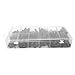315 Pcs Slotted Cylinder Spring Pins Kit Storage Case Multiple Sizes Black Spring Steel Construction Automotive Engine Industrial Applications