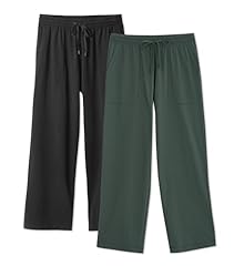 Black/Oliver Green-wide Leg Opening