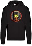 Qualität: 280 g / m² Urban Backwoods Jesus Holy 808 Hoodie Kapuzenpullover Sweatshirt Schwarz Größe L