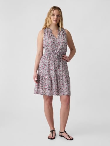 Image of Gap Women's Sleeveless Split Neck Dress
