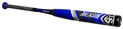 2022 Louisville Slugger Nexus (-12) Fastpitch Bat,Blue/Black/Grey,31"/19 Oz #TOP6