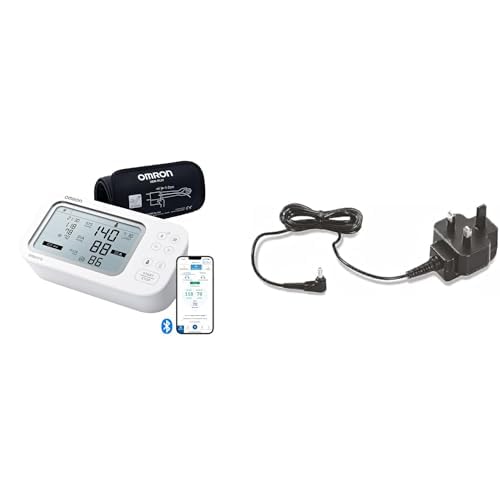 Image of OMRON X7 Smart AFib, Upper Arm Blood Pressure Monitor, AFib Screening, Clinically Validated, 2 Users + OMRON HHP-CM01 Universal Power Adapter
