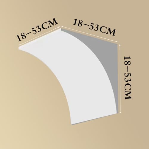 Moldura de espuma curvada para arco de puerta ribete ligero 3