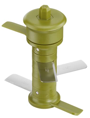 Foto von Tefal Jamie Oliver Chop & Shaker, ohne Strom, Fassungsvermögen: 450 ml, Multizerkleinerer, Universalzerkleinerer für Gemüse, Obst, Zwiebeln, Nüsse, Knoblauch, weiß/grün, K1644144