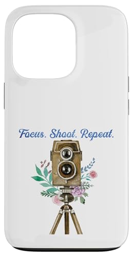 Focus Shoot Repeat Photography Camera Lens Design Funny �X�}�z�P�[�X iPhone 13 Pro �p