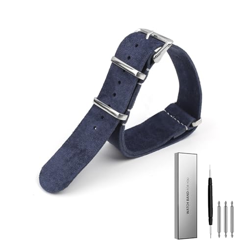 Bracelet de montre en cuir 20mm 22mm l'élégance d'une courroie de remplacement argente