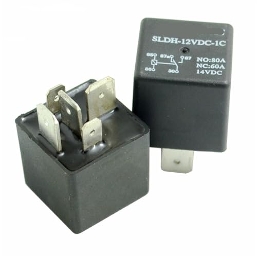 Relais automobile 12VDC 60A Songle SLDH-12VDC-1C type 4142 à 5 broches larges