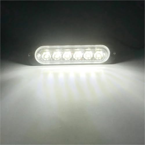 Luces intermitentes 6 LED con múltiples modos de flash y luz constante 2