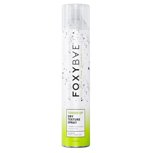 FoxyBae Dry Texture Spray for Hair - for Men & Women - Texturizing Volumizing - Adds Volume to Fine Hair for Lasting Thickness - with Biotin - Non-Sticky Natural Matte Finish - 7 Fl Oz