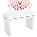 Mano de Manicura Almohadillas,Mano Descansa la Manicura Resto Del Resto del Brazo,Manicure Hand Rest Cojín para Reposabrazos Manicure Salon(Blanco)