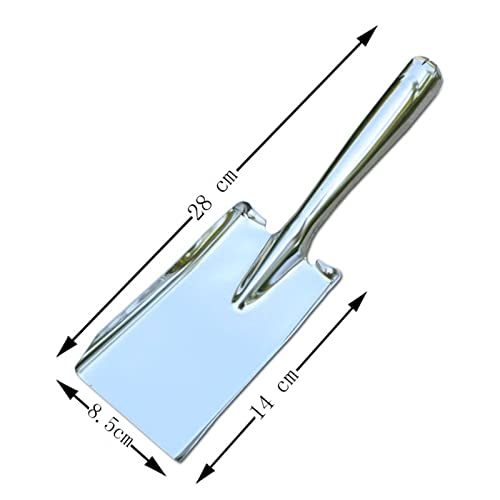 HJHIKJK Tuinscheppen Stainless Steel Gardening Hand Tools, Pointed And Square Shovels For Gardening - Afbeelding 4