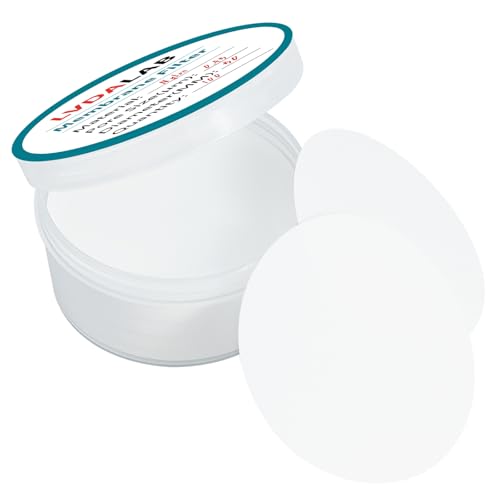 Image of Nylon Membrane Filters, LVDALAB Hydrophilic Membrane Disc Filter Lab Filter Paper with 0.45m Pore Size and 50mm Diameter Pack of 100, Non Sterile