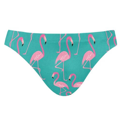 Pink Flamingo Swim Briefs for Men Swimsuit Bikini Swimwear XXXL B0404324