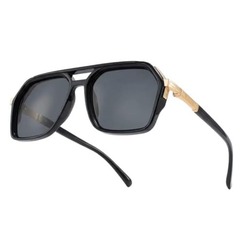 Lunettes de soleil homme tendance 2026 carrées vintage polarisées