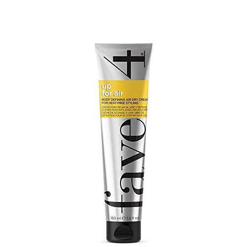 fave4 hair Up for Air Styling Cream, Air Dry Cream for Heat Free Styling & Smoothing, 5.5 fl oz