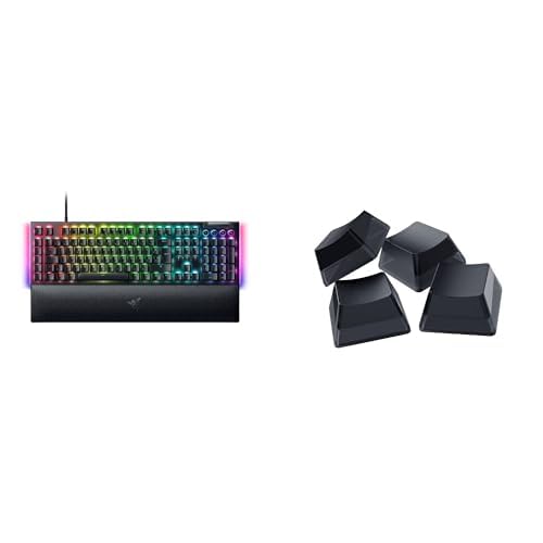Clavier Gaming Mécanique Razer BlackWidow V4 Noir avec Touches Macros