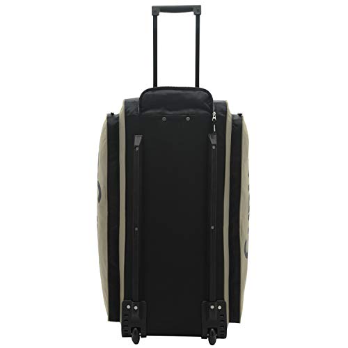 Wrangler Wesley Rolling Duffel Bag, Tannin, Large 30-Inch