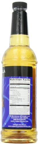 Sebastiano's Syrup, French Vanilla Flavored, 25.4-Ounce Bottles (Pack of 2)