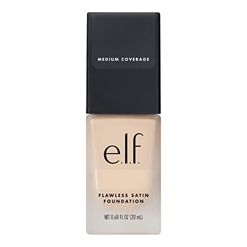 image for e.l.f. Flawless Satin Foundation, Lightweight & Medium Coverage, Semi-