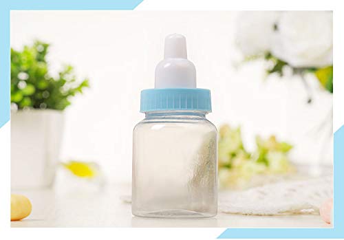 Miniatura 2 de Biberón de 3.5 pulgadas, mini botella de plástico para caramelos, suministros de baby shower, decoración de fiesta de cumpleaños para niños y niñas,