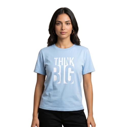 Image of Nobero Women's Graphic Printed T-Shirt | Regular Fit 180 GSM Cotton Tee for Women | Comfortable Round Neck Casual Wear