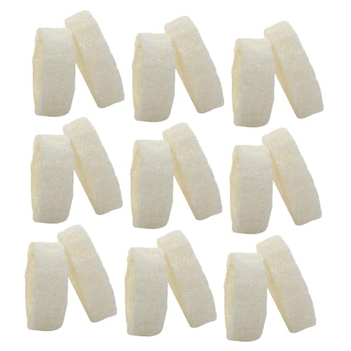TOVINANNA 25 Piezas esponja de ducha esponja baño esponjas baño cubierta de caño de baño para bañera esponjas de baño para ducha exfoliante auto base de jabón Jabonera esponja vegetal