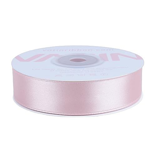VATIN Rose Gold Satin Ribbon Polyester 20mm X 23m(25 Yards) Craft Fabric Ribbon Perfect for Gift Wrapping,Hair Bow,Party Balloon Trimming - Image 4