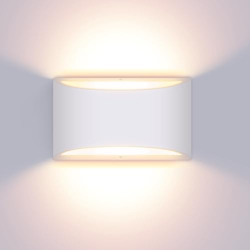 Image of Modern LED Wall Sconce Hardwired Indoor Wall Lights 1 Pack Up and Down Wall Mount Light Fixture for Living Room Bedroom Corridor Hallway Conservatory Warm White 3000K(with G9 Bulbs)