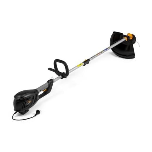 Alpina 291851104/A20 elektrisk motorsense ABR 1.0 EJ (1 000 watt, arbetsbredd tråd 37 cm, 3-T-kniv 20 cm, Tap&Go fiberspole)