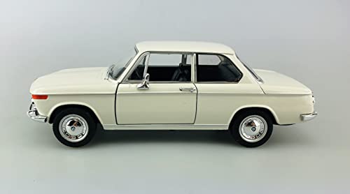 B-M-W 2002ti Coupé Cream Beige 1966-1977 1/24 Welly modelo coche Cover