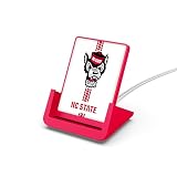 SOAR NCAA Cell Phone Wireless Charging Stand V.4, NC State Wolfpack