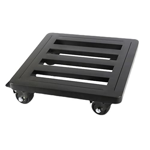Support pour plantes d'intérieur pour déplacer facilement vos grands pots noirs
