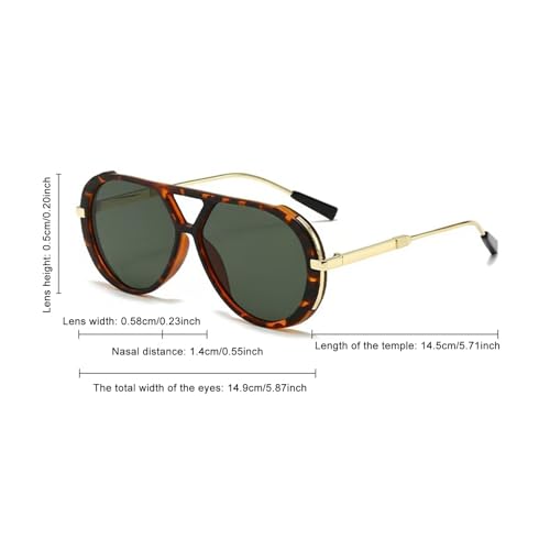 Mens Aviator Sunglasses Polarized UV Protection Full Frame Driving Glasses for Outdoors Motorcycle Fishing Travel Sport Use4