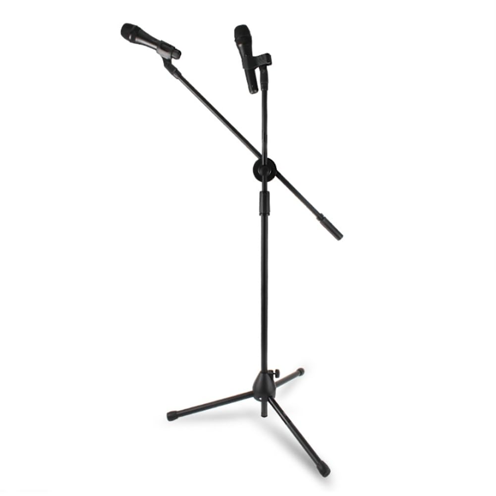 Robuster Basis Umfasste EIN Verstellbare Professionelle Mikrofonständer mit Auslegerarm für Studio für Live -Performance