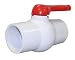 Valterra 700-30 PVC Ball Valve, White, 3" Slip, Single Handle