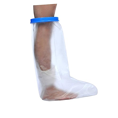 FOMIYES Protect Your Cast during Shower Waterproof Foot Cast Bag Adult Size Large Easy to Use Random