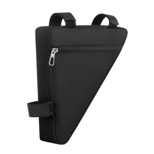 Bolsa triangular para ciclismo, bolsa de marco ligera, bolsa de herramientas triangular compacta para bicicletas, paquete de marco impermeable para llaves, carteras, smartphones, cerraduras de cable