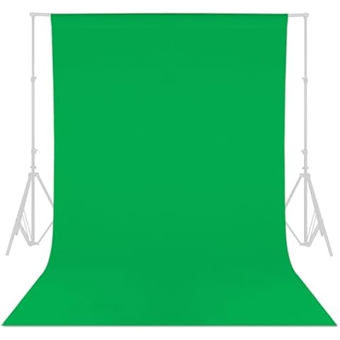GFCC Green Screen Backdrop Background - 10x12FT Photography Backdrop Photo Background Screen for Video Recording Greenscreen Picture Photoshoot Cover