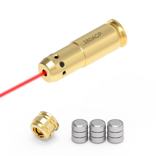 Image of 9mm /380ACP /40S&W /45ACP Dry Fire Training Cartridge Integrated Snap Cap for Dry Fire Trainer,Red Dot Beam Bullet with Double O-Ring