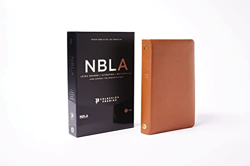 Santa Biblia/ Holy Bible: Nueva biblia de las Americas, caramelo, piel genuina de cabra, ultrafina...