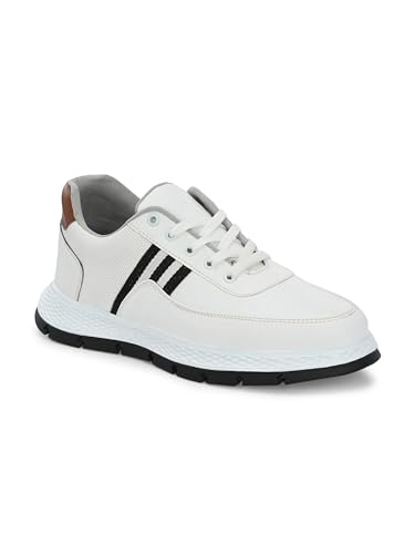 Image of STANPHORD Mens Velocity Casual Lace Up Sneakers Shoes Perfect for Training | Walking | Running | Sneakers | Stylish Outdoor Shoes | Daily & Occasion Wear | Smart & Trendy | Comfortable
