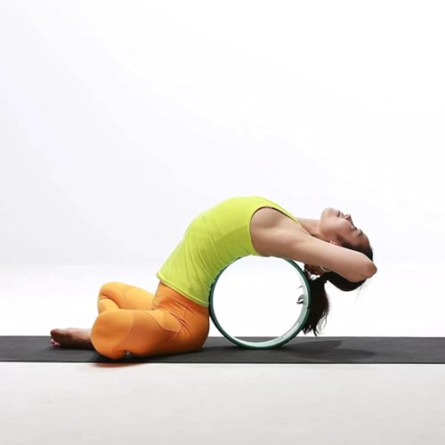 Image of Bodylastics 13 inch Yoga Wheel & ABS Wheel Set for Back Bends, Stretching Roller Workout, Exercise Accessories for Men & Women Sweat Resistant, Eco-Friendly