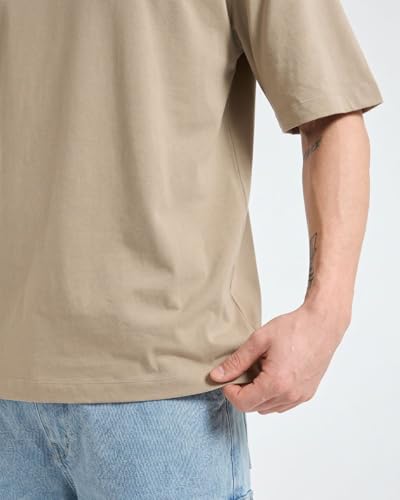 Image of Wellbi Bamboo Oversized Half Sleeve T-Shirt for Men | Naturally Antibacterial & Eco-Friendly | Breathable Organic Bamboo Cotton Blend | Moisture-Wicking Sustainable Wear