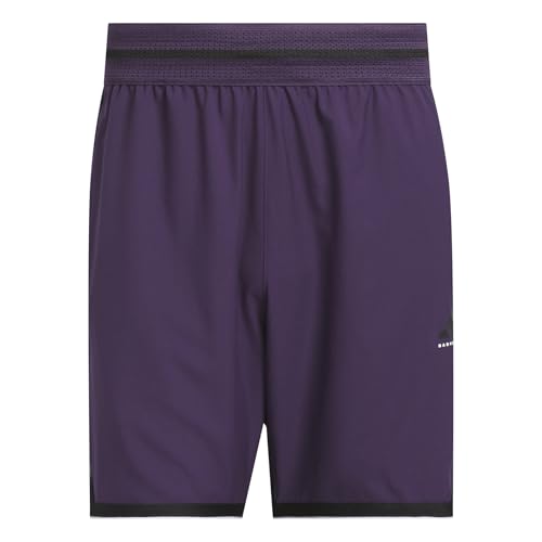 adidas Men's CrazyLite Basketball Shorts, Aurora Plum/Black, X