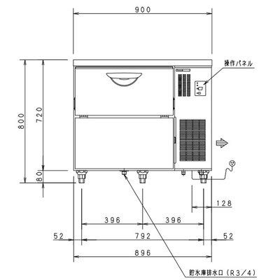 Amazon.co.jp: パナソニック 製氷機 チップ120kgタイプ SIM-C120LB
